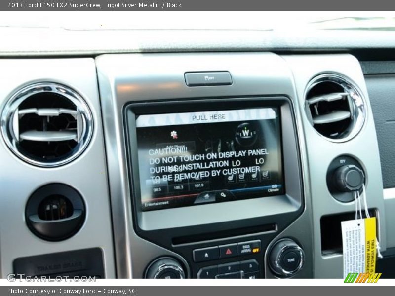 Ingot Silver Metallic / Black 2013 Ford F150 FX2 SuperCrew