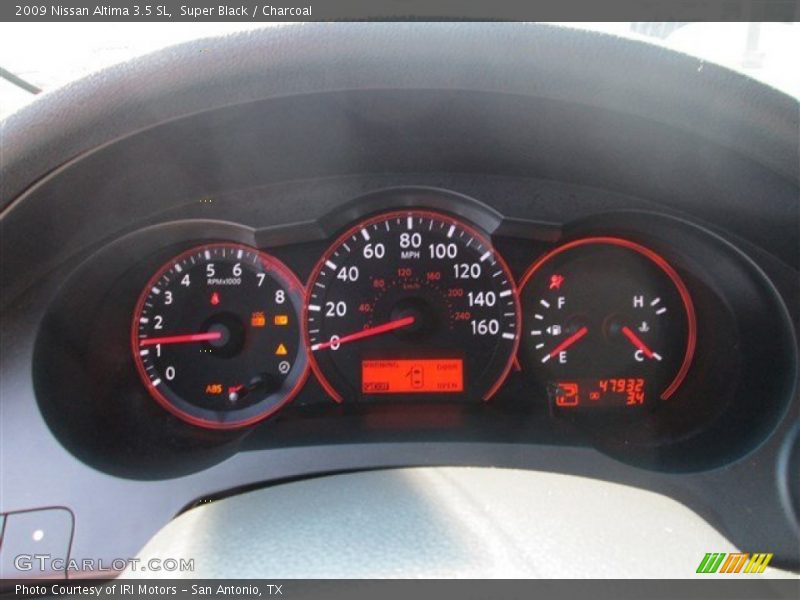Super Black / Charcoal 2009 Nissan Altima 3.5 SL