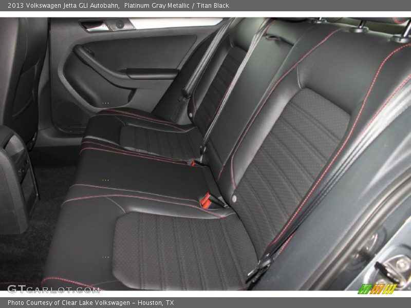 Rear Seat of 2013 Jetta GLI Autobahn