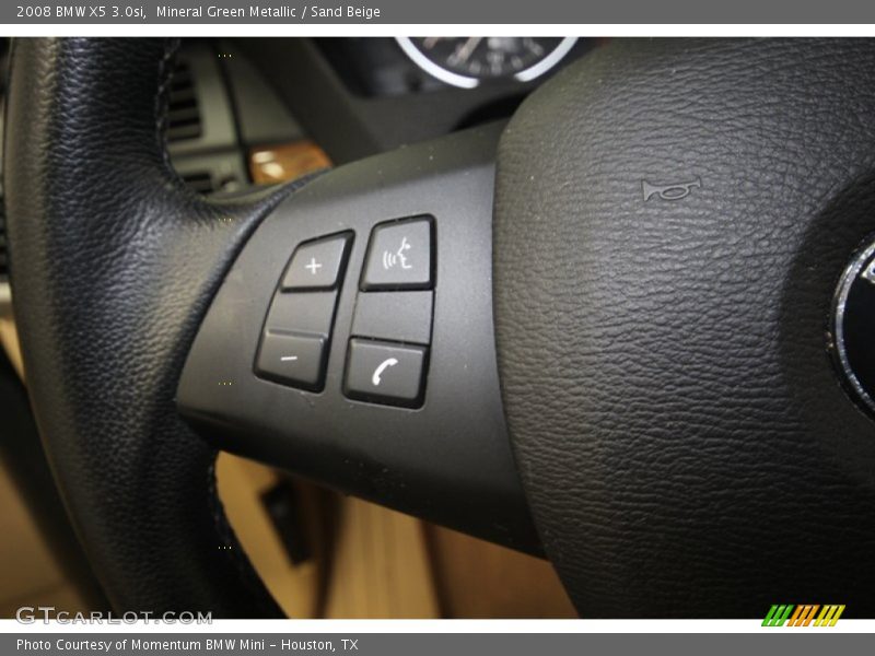 Mineral Green Metallic / Sand Beige 2008 BMW X5 3.0si