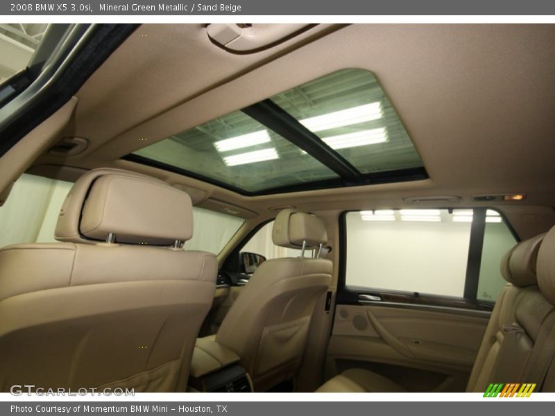 Mineral Green Metallic / Sand Beige 2008 BMW X5 3.0si