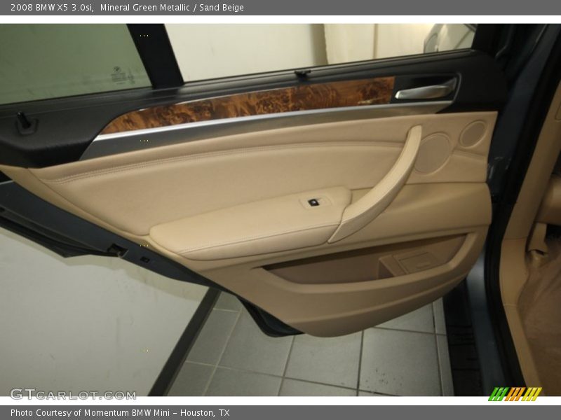 Mineral Green Metallic / Sand Beige 2008 BMW X5 3.0si