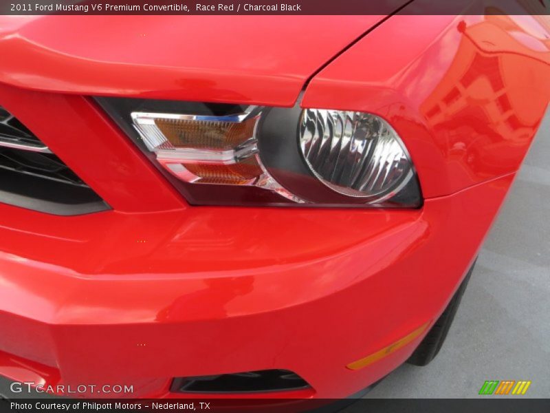 Race Red / Charcoal Black 2011 Ford Mustang V6 Premium Convertible