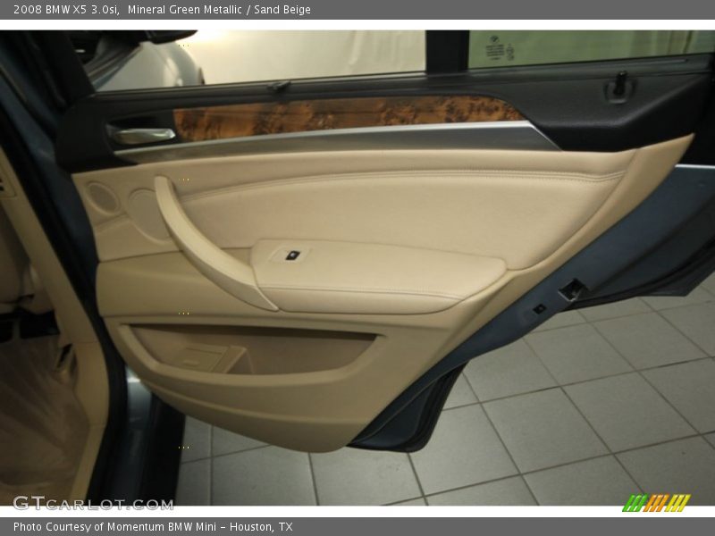 Mineral Green Metallic / Sand Beige 2008 BMW X5 3.0si