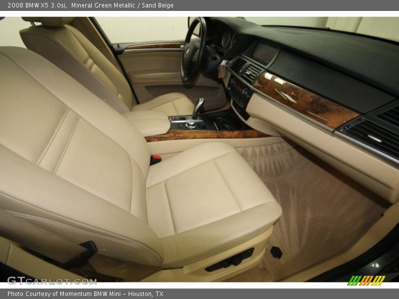 Mineral Green Metallic / Sand Beige 2008 BMW X5 3.0si
