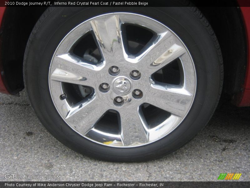 Inferno Red Crystal Pearl Coat / Pastel Pebble Beige 2010 Dodge Journey R/T
