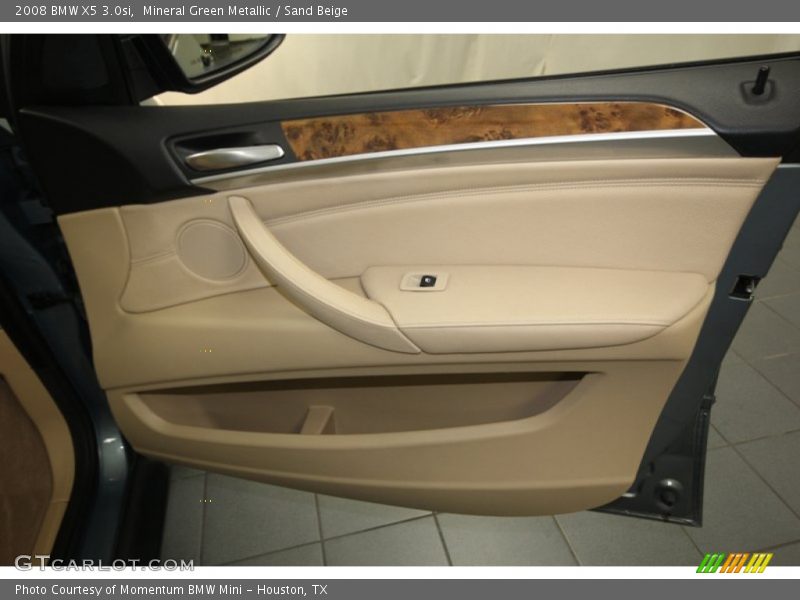 Mineral Green Metallic / Sand Beige 2008 BMW X5 3.0si
