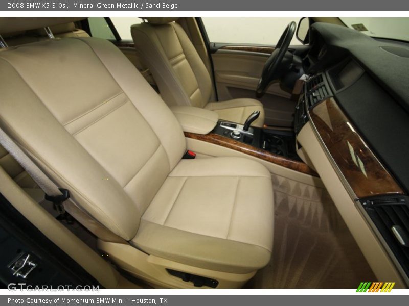 Mineral Green Metallic / Sand Beige 2008 BMW X5 3.0si