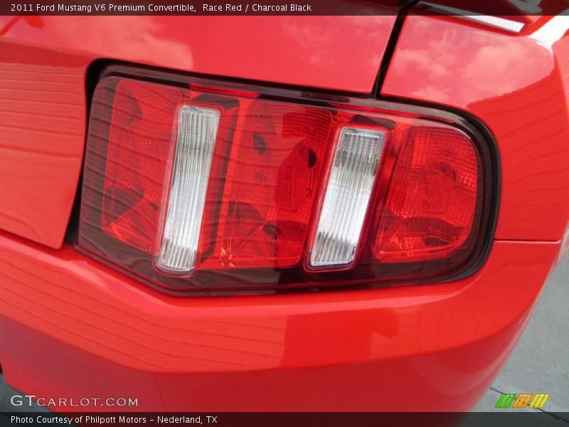 Race Red / Charcoal Black 2011 Ford Mustang V6 Premium Convertible