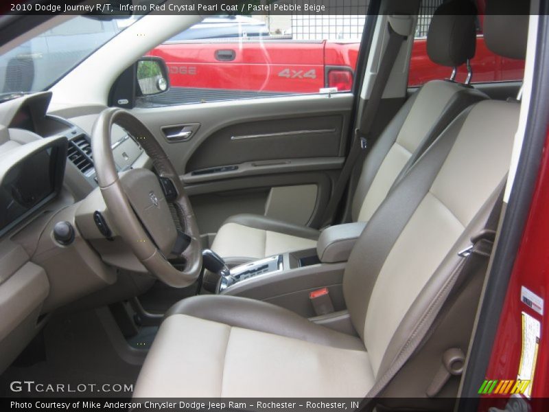 Inferno Red Crystal Pearl Coat / Pastel Pebble Beige 2010 Dodge Journey R/T
