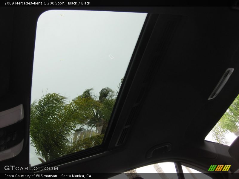 Black / Black 2009 Mercedes-Benz C 300 Sport