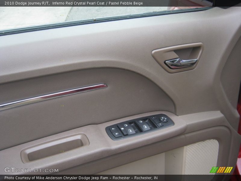 Inferno Red Crystal Pearl Coat / Pastel Pebble Beige 2010 Dodge Journey R/T