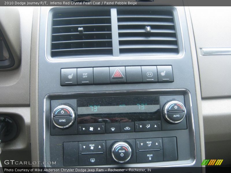 Inferno Red Crystal Pearl Coat / Pastel Pebble Beige 2010 Dodge Journey R/T