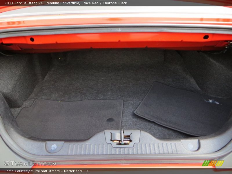 Race Red / Charcoal Black 2011 Ford Mustang V6 Premium Convertible