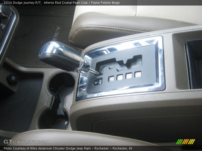 Inferno Red Crystal Pearl Coat / Pastel Pebble Beige 2010 Dodge Journey R/T