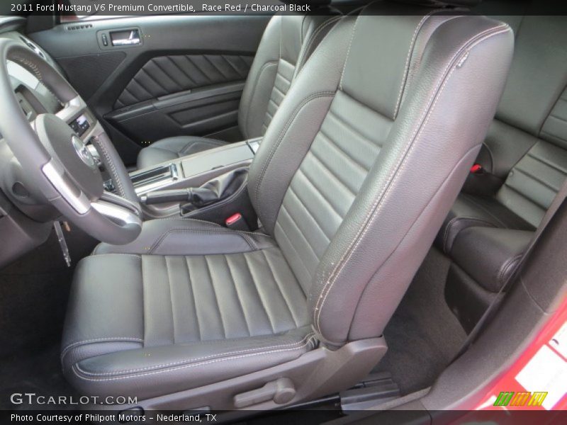 Race Red / Charcoal Black 2011 Ford Mustang V6 Premium Convertible