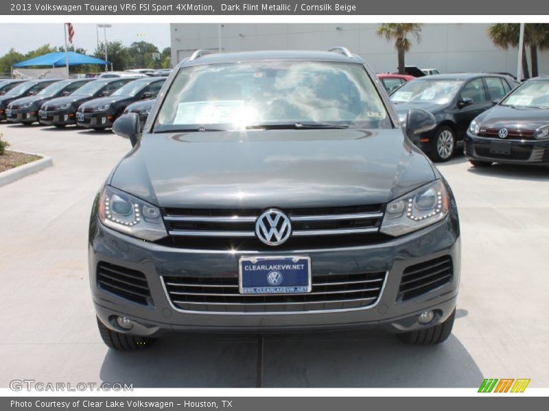Dark Flint Metallic / Cornsilk Beige 2013 Volkswagen Touareg VR6 FSI Sport 4XMotion