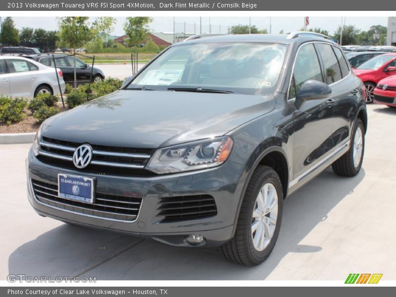 Dark Flint Metallic / Cornsilk Beige 2013 Volkswagen Touareg VR6 FSI Sport 4XMotion