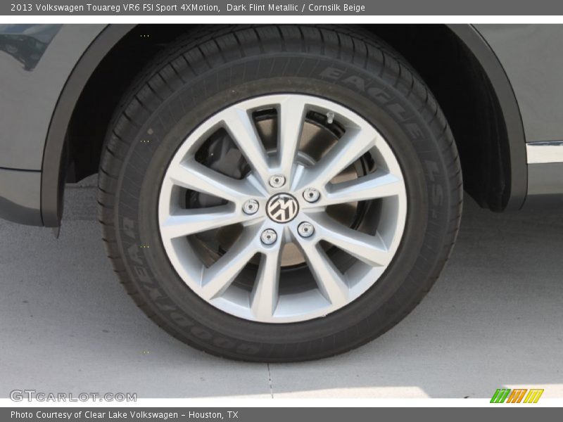 Dark Flint Metallic / Cornsilk Beige 2013 Volkswagen Touareg VR6 FSI Sport 4XMotion