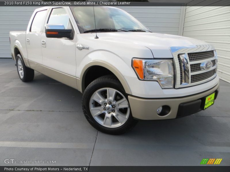 Oxford White / Chapparal Leather 2010 Ford F150 King Ranch SuperCrew