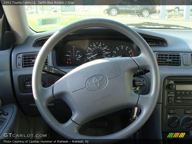 Sailfin Blue Metallic / Gray 2001 Toyota Camry LE