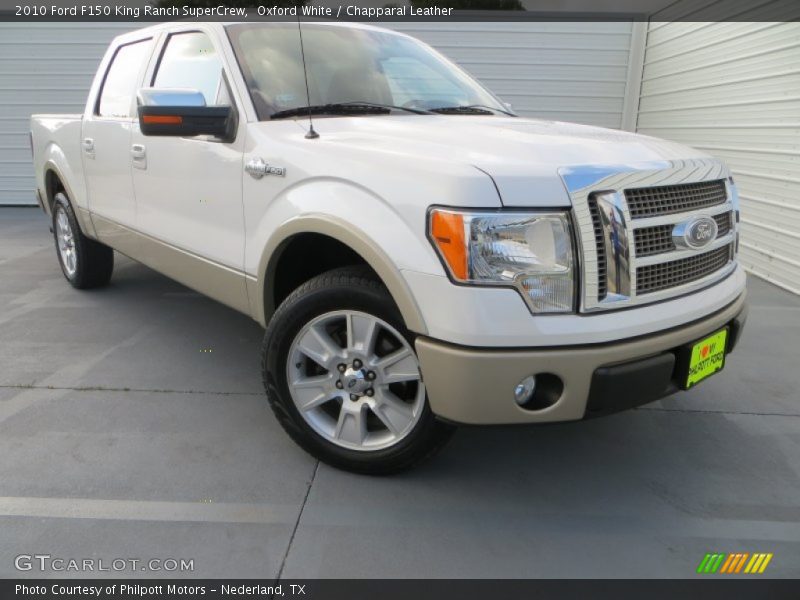 Oxford White / Chapparal Leather 2010 Ford F150 King Ranch SuperCrew