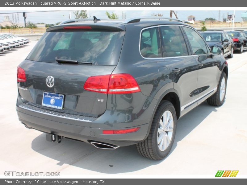 Dark Flint Metallic / Cornsilk Beige 2013 Volkswagen Touareg VR6 FSI Sport 4XMotion