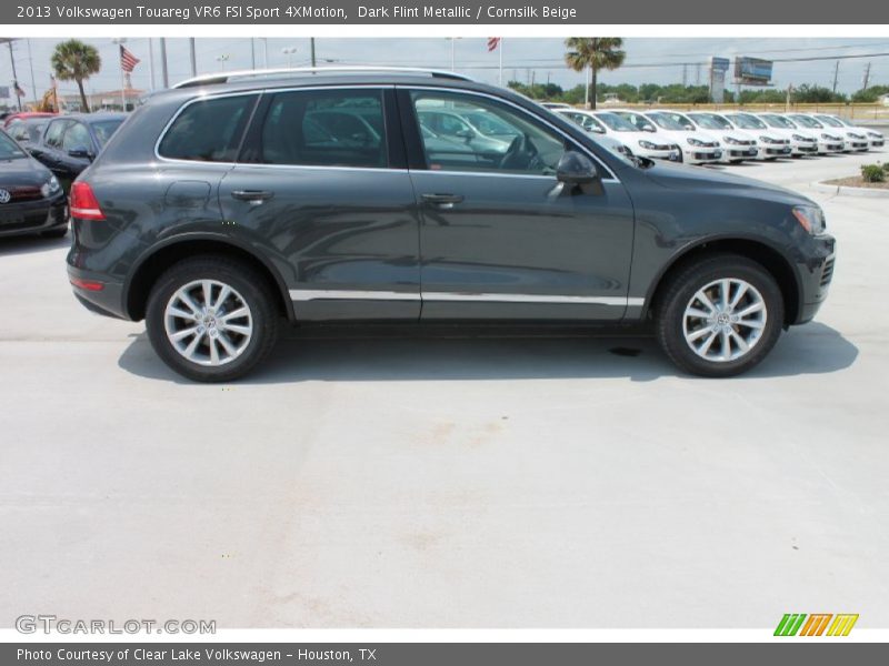 Dark Flint Metallic / Cornsilk Beige 2013 Volkswagen Touareg VR6 FSI Sport 4XMotion