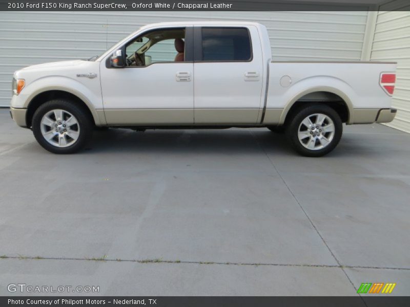 Oxford White / Chapparal Leather 2010 Ford F150 King Ranch SuperCrew