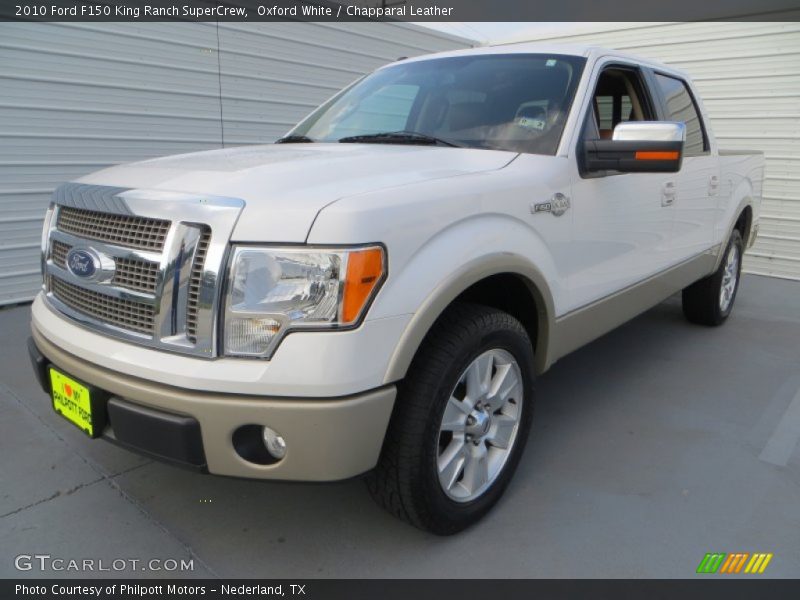 Oxford White / Chapparal Leather 2010 Ford F150 King Ranch SuperCrew