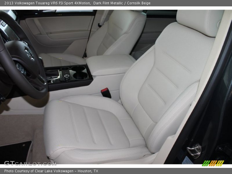 Dark Flint Metallic / Cornsilk Beige 2013 Volkswagen Touareg VR6 FSI Sport 4XMotion