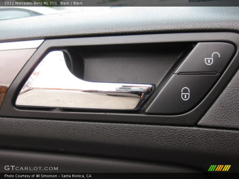 Black / Black 2011 Mercedes-Benz ML 350