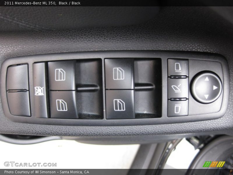 Black / Black 2011 Mercedes-Benz ML 350