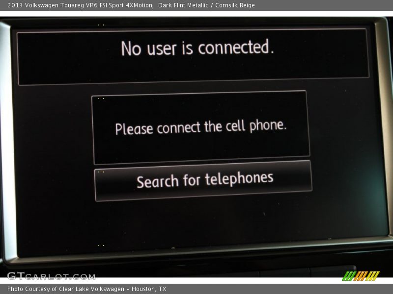 Dark Flint Metallic / Cornsilk Beige 2013 Volkswagen Touareg VR6 FSI Sport 4XMotion