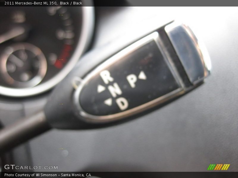 Black / Black 2011 Mercedes-Benz ML 350