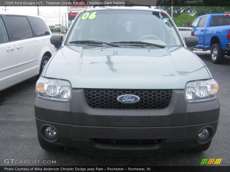 Titanium Green Metallic / Medium/Dark Pebble 2006 Ford Escape XLT