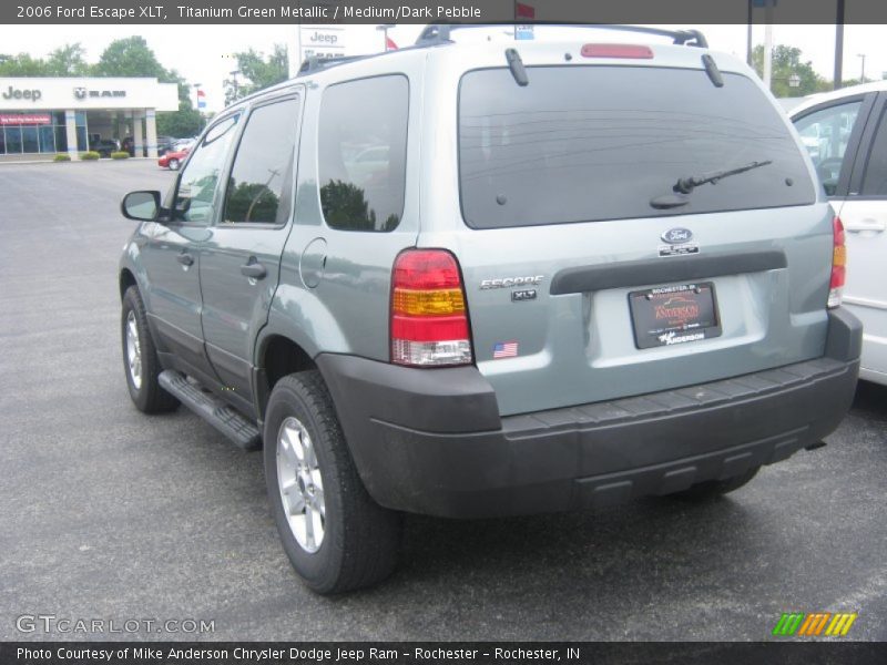 Titanium Green Metallic / Medium/Dark Pebble 2006 Ford Escape XLT