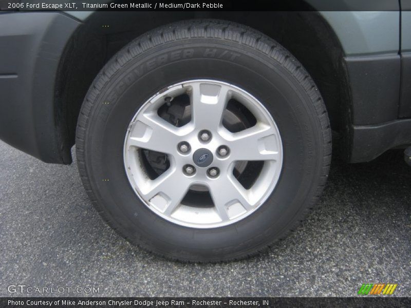 Titanium Green Metallic / Medium/Dark Pebble 2006 Ford Escape XLT