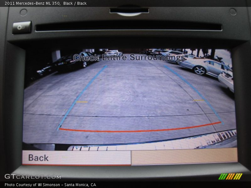 Black / Black 2011 Mercedes-Benz ML 350
