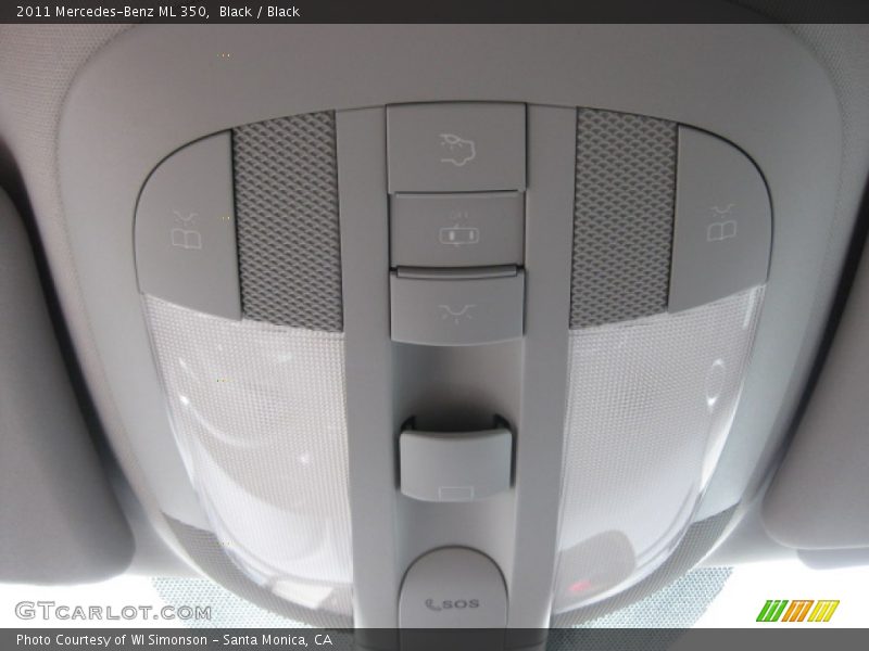 Black / Black 2011 Mercedes-Benz ML 350
