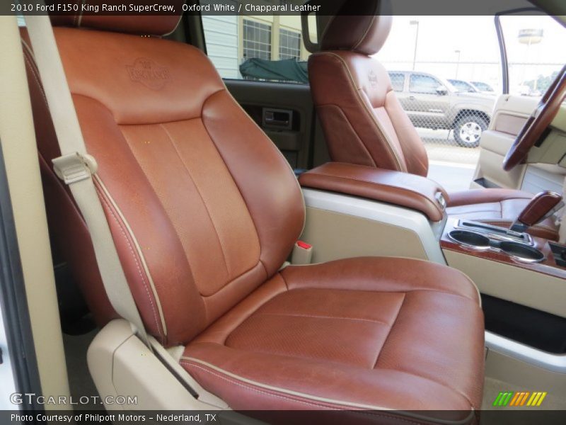 Front Seat of 2010 F150 King Ranch SuperCrew