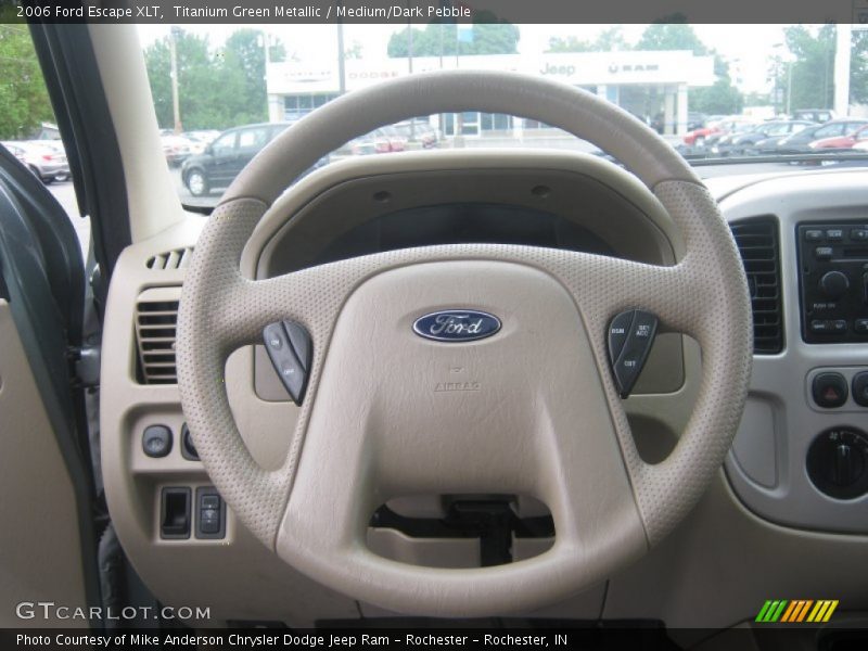 Titanium Green Metallic / Medium/Dark Pebble 2006 Ford Escape XLT