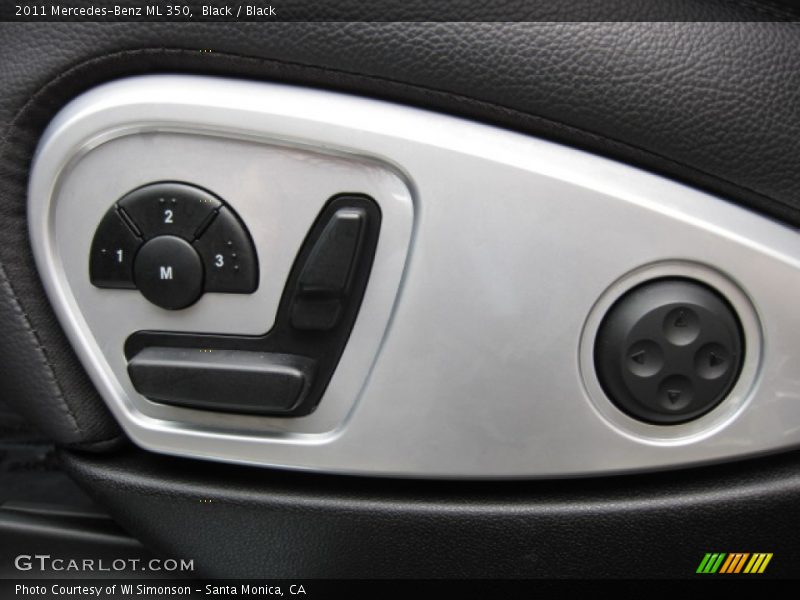 Black / Black 2011 Mercedes-Benz ML 350