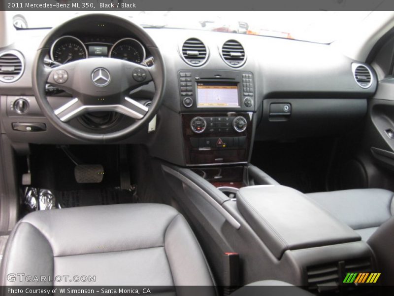 Black / Black 2011 Mercedes-Benz ML 350