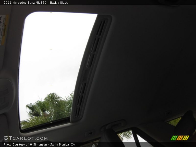 Black / Black 2011 Mercedes-Benz ML 350
