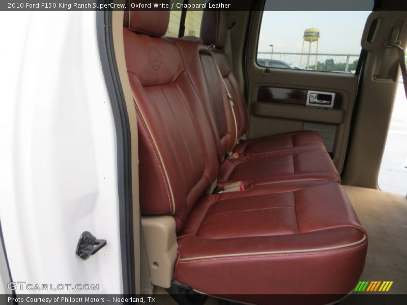 Rear Seat of 2010 F150 King Ranch SuperCrew