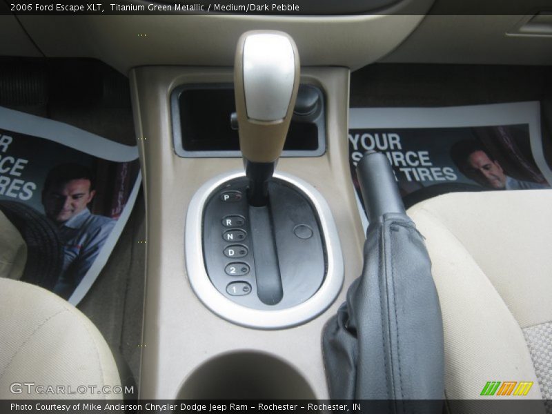 Titanium Green Metallic / Medium/Dark Pebble 2006 Ford Escape XLT