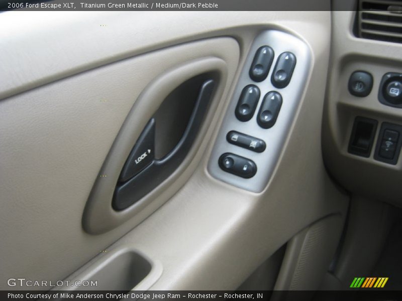 Titanium Green Metallic / Medium/Dark Pebble 2006 Ford Escape XLT