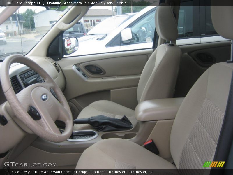 Titanium Green Metallic / Medium/Dark Pebble 2006 Ford Escape XLT