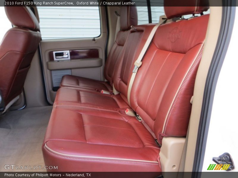Rear Seat of 2010 F150 King Ranch SuperCrew